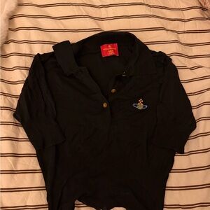 Vivienne Westwood Kids Polo Shirt in Black